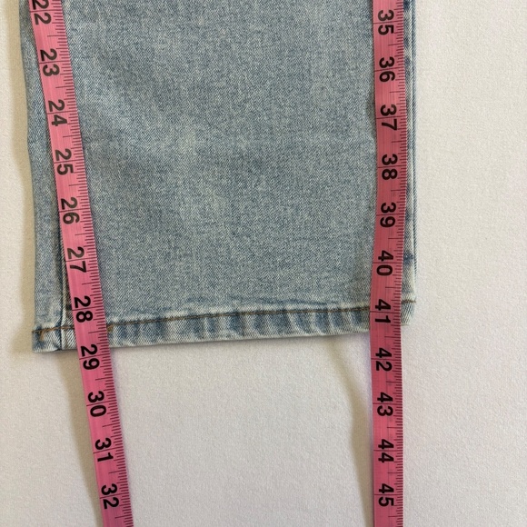 Frye Women's Cuffed Crop Jeans, Stretch, High Rise, Light Blue, Size 14, NWT - Picture 13 of 16